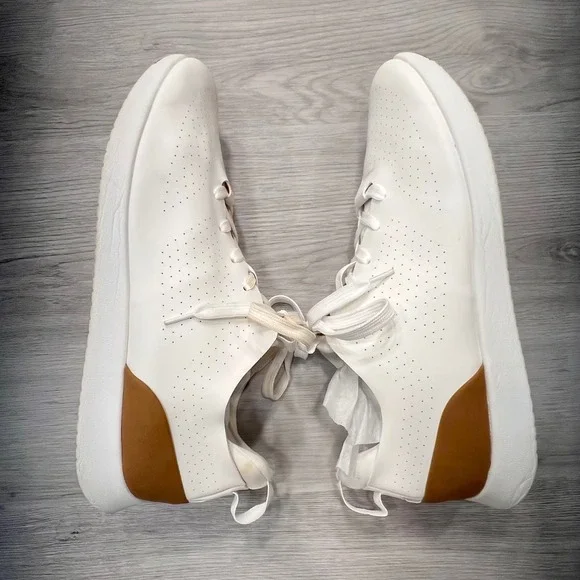 Steve Madden P-Razer White Perforated Lace Up Casual Comfort Sneakers Mens 12M - Picture 7 of 10